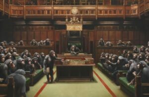 Banksy -  Devolved Parliament - Opera D'arte