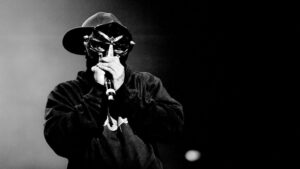 Mf Doom in Concerto - Black & White Photo