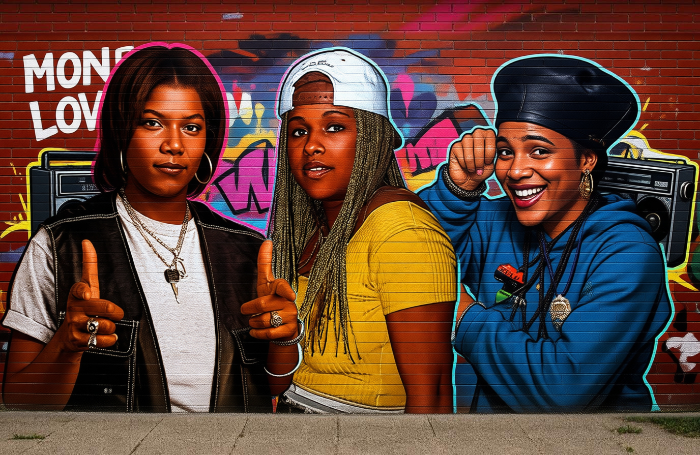QUEEN LATIFAH, MONIE LOVE e YO-YO - Storia Hip Hop - Immagine di Copertina