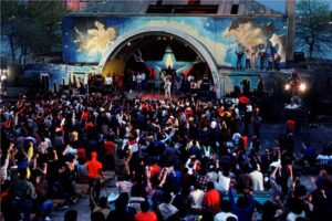 East River Park Amphitheater - 1982 - Wild Style - Photo By Marta Cooper