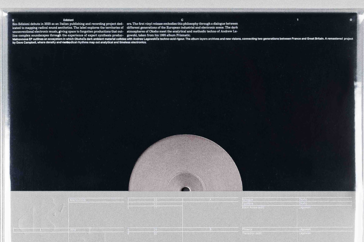 Malnovnova - Album Musica Elettronica - Eco Edizioni -Immagine di Copertina -