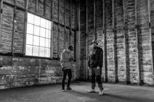 G Jones ed Eprom durante un live set di Bass Music sperimentale