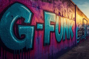 Artwork G-Funk: Compton e Long Beach origini del sound West Coast anni 1992–1996