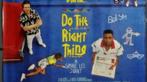 Locandina ufficiale di Do The Right Thing, film di Spike Lee del 1989