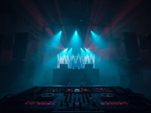 Rave underground con subwoofer e onde di bass: l'estetica visiva del Drum and Bass