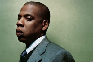 Jay-Z in un ritratto fotografico per GQ nel 2018, primo rapper miliardario della storia