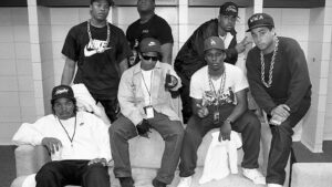 Gli NWA di Compton che con Straight Outta Compton portarono il Gangsta Rap su scala nazionale
