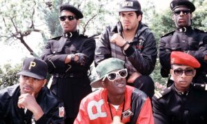 Foto promozionale dei Public Enemy, courtesy Getty Images