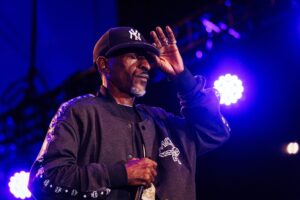 Rakim in una foto del 2023 scattata da Richard Bord: icona Hip Hop ancora attiva