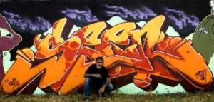 Seen UA, tag Nasty Vandal su muro urbano, graffiti writing