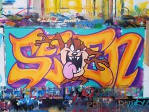 Seen UA, Taz Looney Tunes personaggio pop nello studio