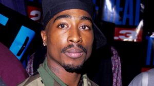 Tupac Shakur in una foto d'archivio Getty Images, anni '90