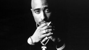 Tupac Shakur in una foto d'archivio Rolling Stone, rapper americano