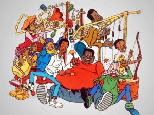 Fat Albert e gli amici della Junkyard Gang, personaggi ispirati all'infanzia di Bill Cosby a Philadelphia