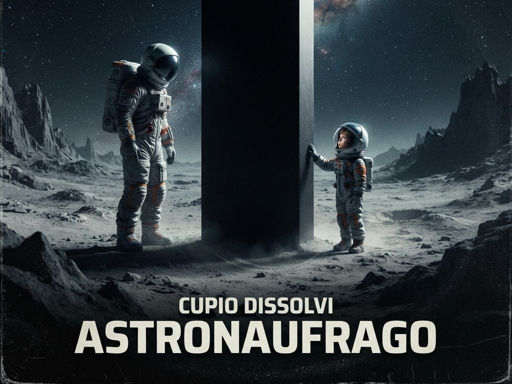 Cupio Dissolvi Astronaufrago Cover 2026 Copertina di Astronaufrago, il nuovo brano del progetto Cupio Dissolvi