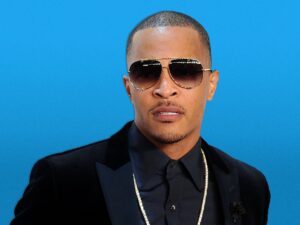 T.I. durante un'intervista, il rapper di Atlanta autore dell'album Trap Muzik