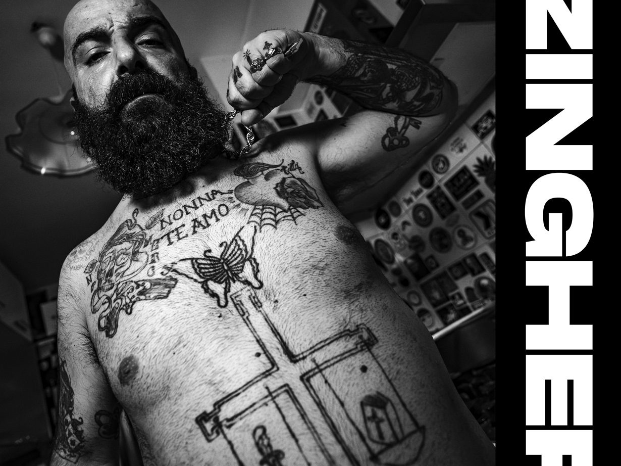 Zinghero Il Male Necessario Cover 2026 Copertina del singolo Il male necessario di Zinghero